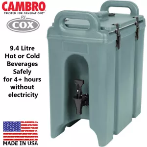 Cambro Camtainer Slate Blue 9.4 Litre Insulated Beverage Container Hot or Cold - Picture 1 of 7