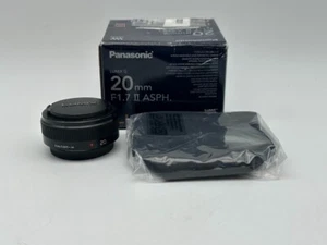 Panasonic Lumix G 20mm f/1.7 II ASPH. Lens - Black (H-H020AK) - Picture 1 of 6