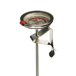 King Kooker 12-inch Cooking Thermometer (SI12) - Deep Frying, Brewing, Grilling - Picture 1 of 5