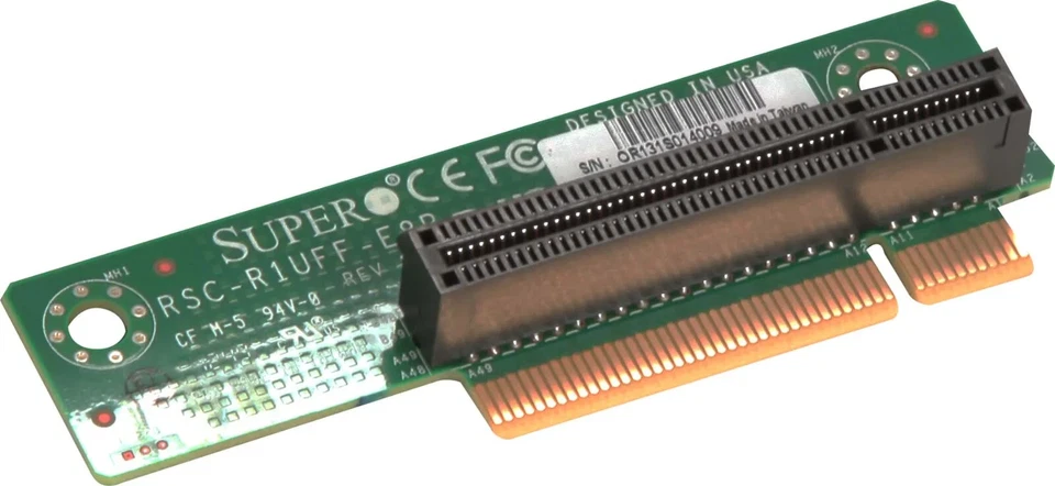 Supermicro RSC-R1UFF-E8R Riser Card NEW, IN STOCK, 5 Year Warranty - Image 1 of 1