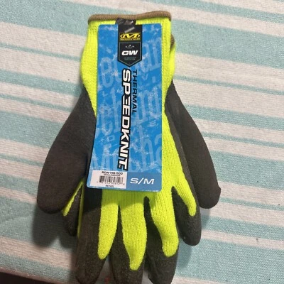 Guantes de trabajo Mechanix Wear tejidos térmicos amarillos de alta visibilidad RCW-T91-500 talla pequeña Foto 1 de 4