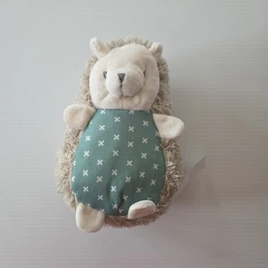 Juguete cómodo para bebé Ingenuity gris verde erizo peluche suave sueño abrazo chirrido - Imagen 1 de 3