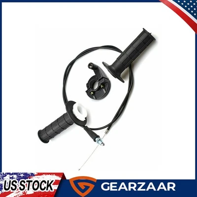 Handle Grips Cable Set Fits For Honda C70 CL110 CT90 CT110 NEW 2PCS Black 1PAIR - Image 1 of 4