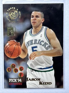 1994-95 Stadium Club 1st First Day Issue #190 Jason Kidd RC Rookie Mavericks - Bild 1 von 3