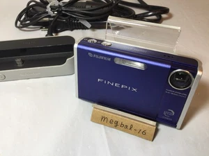 Near MINT FUJIFILM FinePix Z1 5.1MP 3x Compact Digital Camera Blue From Japan - Picture 1 of 21