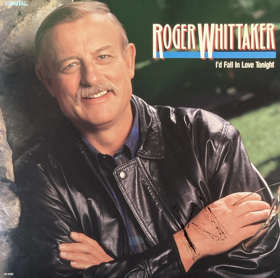 I’d Fall In Love Tonight By Roger Whittaker (Universal/MCA, 1989) Promo Vinyl LP - Image 1 of 4