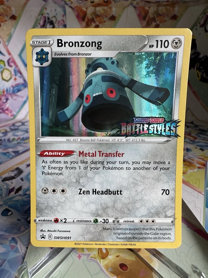 Bronzong -  (Prerelease) Promo SWSH: Sword & Shield Promo Cards SWSH091 Pokemon - Image 1 of 2