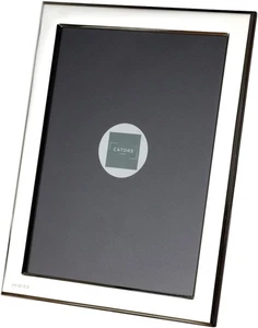 CATORS Silver - Hallmarked Sterling Silver Photo / Picture Frame, 6x4 - Picture 1 of 5