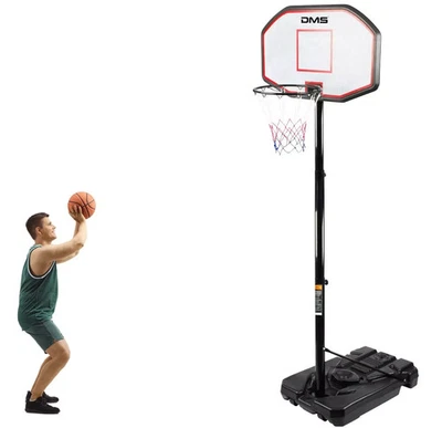 DMS Basketballkorb mit Ständer Outdoor und Indoor Höhenverstellbar 255-360 cm - Bild 1 von 2