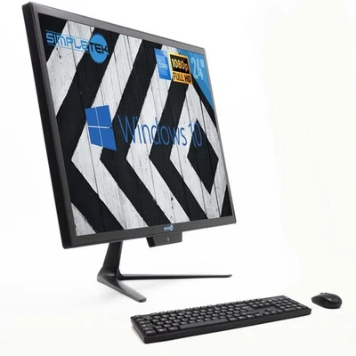 Aio All IN One 24 " i5 8GB 120GB Full HD Windows 10 Pro PC Desktop Computer - Image 1 of 4