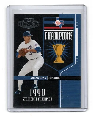 2004 Playoff Honors Champions Rangers * Nolan Ryan * #C8 * S/N 1466/1990 - Image 1 of 2
