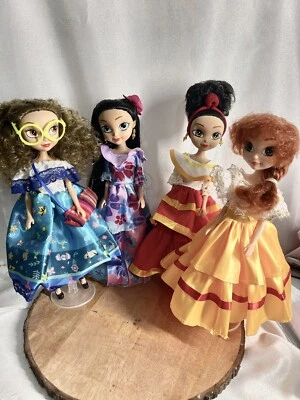 Encanto Mirabel The Madrigal Family 13” Set Of 4 Tia Pepa Isabela Dolores - SALE - Image 1 of 4