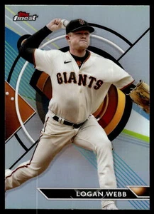 2023 Topps Finest LOGAN WEBB REFRACTOR GIANTS #87 - Picture 1 of 2