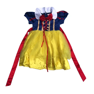 little grils dress up dress Snow White 5/6y In Good Condition Without Stains - Image 1 of 4