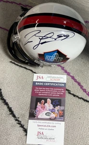 Jason Taylor Signed Autograph NFL HOF Hall Of Fame Football Mini Helmet JSA COA - Picture 1 of 2