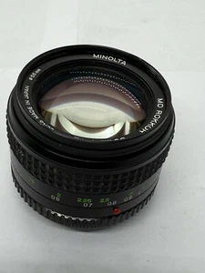 MINOLTA MD ROKKOR 50mm f/1.2 MF Standard 55mm Lens JAPAN - Picture 1 of 6