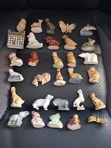 Collection Of Wade Whimsies Job Lot of 30 mixed animals and a house a/f