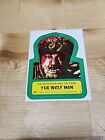 1980 Universal Studios - Monster Hall of Fame Sticker Card #17 The Wolf Man ¿
