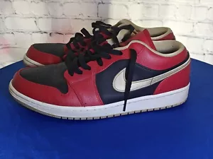 Jordan 1 Retro Low 'Gym Red Gold' (553558-613) - Size 12 Mens - Picture 1 of 8