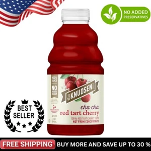Red Tart Cherry Juice, 32 fl oz (Pack of 1) Made from pressed Montmorency Cherri - Picture 1 of 4