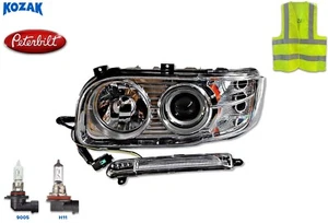 Conjunto de faros con proyector + 9005 y bombillas H11 lado izquierdo Peterbilt 388, 389 - Imagen 1 de 9