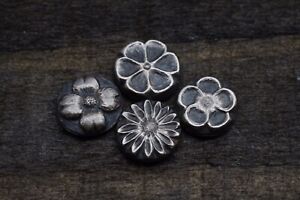 Jewellery Tool Small Shot Plate - Mini Flowers - Silversmith Impression Die