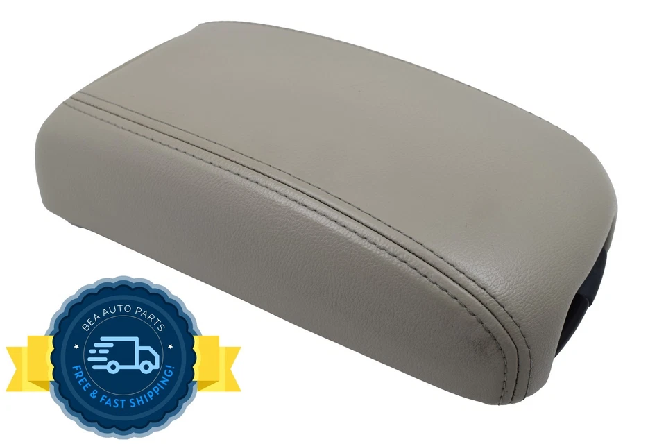 Mitsubishi Outlander 2007-2013 consola central cuero beige reposabrazos almacenamiento OEM Foto 1 de 4