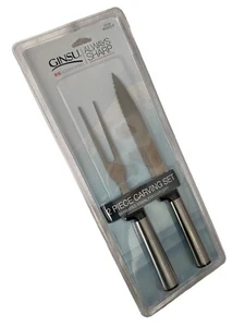 2 Pc. Carving Set Ginsu Koden Series Always Sharp 05220-p Commercial Quality - Picture 1 of 3