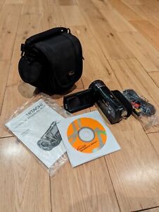 Hitachi DZ-HV1074 50x Zoom Touch Screen HD 60fps Camcorder SD Card And Case