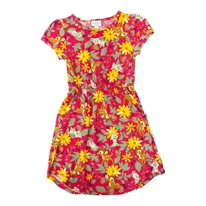 LuLaRoe Disney Bambi And Thumper Mae Dress Size 8 VHTF - Picture 1 of 3