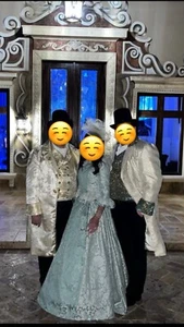 Men’s Victorian Style 2 Piece Costume Vest And Long Coat Size Extra large - Picture 1 of 6