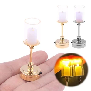 Mini Candle Night Lights Lamp Button Battery Operated Table Lights Decoration - Picture 1 of 23