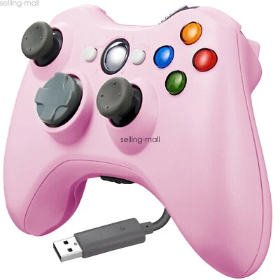 Wired Controller USB PC Gamepad For Microsoft Xbox 360 /Slim Windows 7 8 10 11 - Image 1 of 4