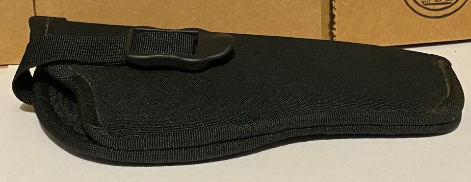 Blackhawk Nylon Hip Holster Size 4 RH for 1" Barrel Medium Auto Black USA - Image 1 of 4
