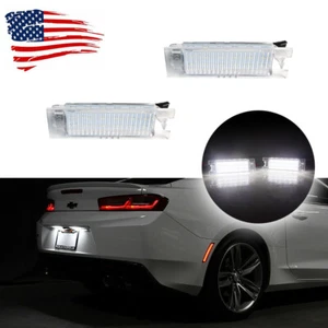 DIAMOND WHITE SMD LED License Plate Light For 2014-2020 Chevy Camaro Malibu Volt - Picture 1 of 13