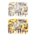 2 PCS Hair Jewelry for Girls French Leopard Comb Temperament