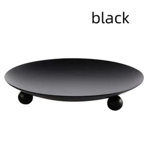 Iron Plate Candle Holder 7/9/11cm Decorative Pillar Pedestal Stand Spa Party - Picture 1 of 10