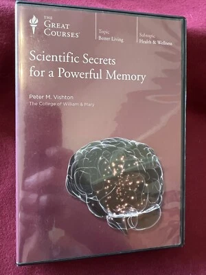 Great Courses: Scientific Secrets for a Powerful Memory (DVD, 2012) Excellent - Image 1 of 4