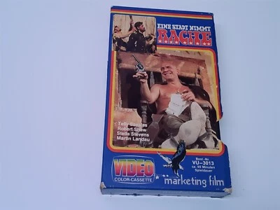 Eine Stadt nimmt Rache 1971 VHS German PAL Marketing Video Pappschuber T Savalas - Bild 1 von 4