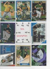 Oakland Athletics A's LOADED U-PICK Serial #'d JERSEY AUTO Rookies CHAPMAN OLSON
