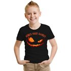 Kinder T-Shirt Halloween Kürbis SÜSSES ODER SAURES lustige sprüche fun spaß 