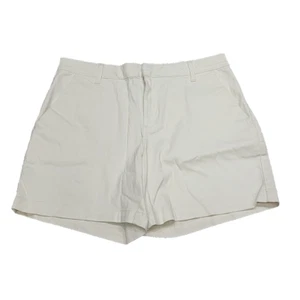 Banana Republic Ladies Womens Everyday Trendy Shorts with Pockets Size 14 White - Picture 1 of 10