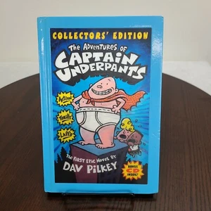 Vintage 1997 The Adventures Of Captain Underpants Hardcover Book Dav Pilkey - Imagen 1 de 12