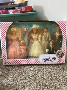 Wedding Party Midge Gift Set - 6 Dolls Vintage '90's NIB 1990 - Picture 1 of 2