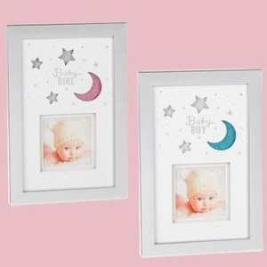 Shudehill Moon & Stars Cut Out Frames for Boys & Girls in 3x3 Photo Size - Picture 1 of 3