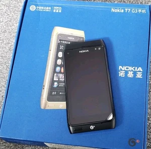 New Nokia T7-00 (Unlocked) Mobile Phone Black RARE Boxed - Picture 1 of 7