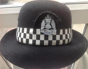 Obsolete Superb British SCOTTISH POLICE Female (WPC) Bowler hat - Picture 1 of 1