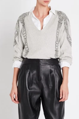 BNWOT SASS & BIDE "All Of Her" Embellished Knit Jumper - Size Small - $350 - Image 1 of 4