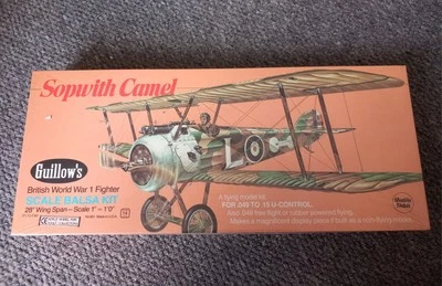 Guillows Sopwith Camel Balsa Plane Kit 1:12 Scale 801 - Image 1 of 2