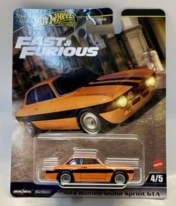 Hot Wheels PREMIUM. Hot Wheels Fast & Furious X. Alfa Romeo Giulia Sprint GTA. - Imagen 1 de 5